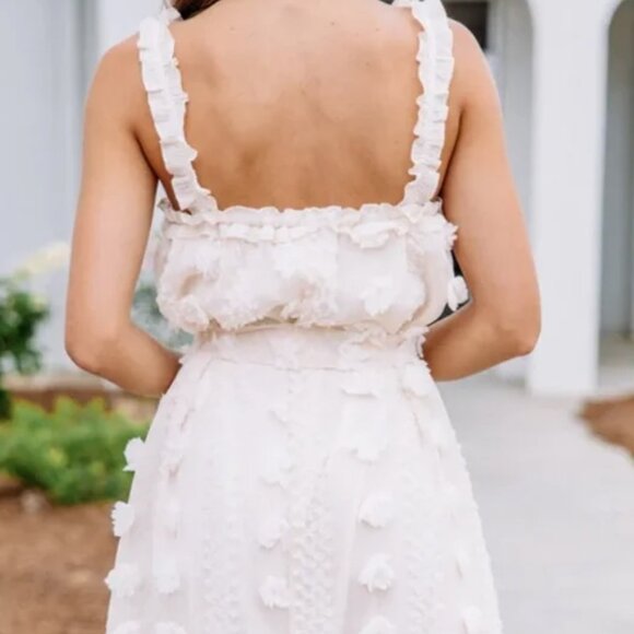 Cream colored boho dress - A. Calin by Flying Tomato - Size Small - Picture 2 of 5